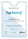 Plastikov Top Rating certifikát